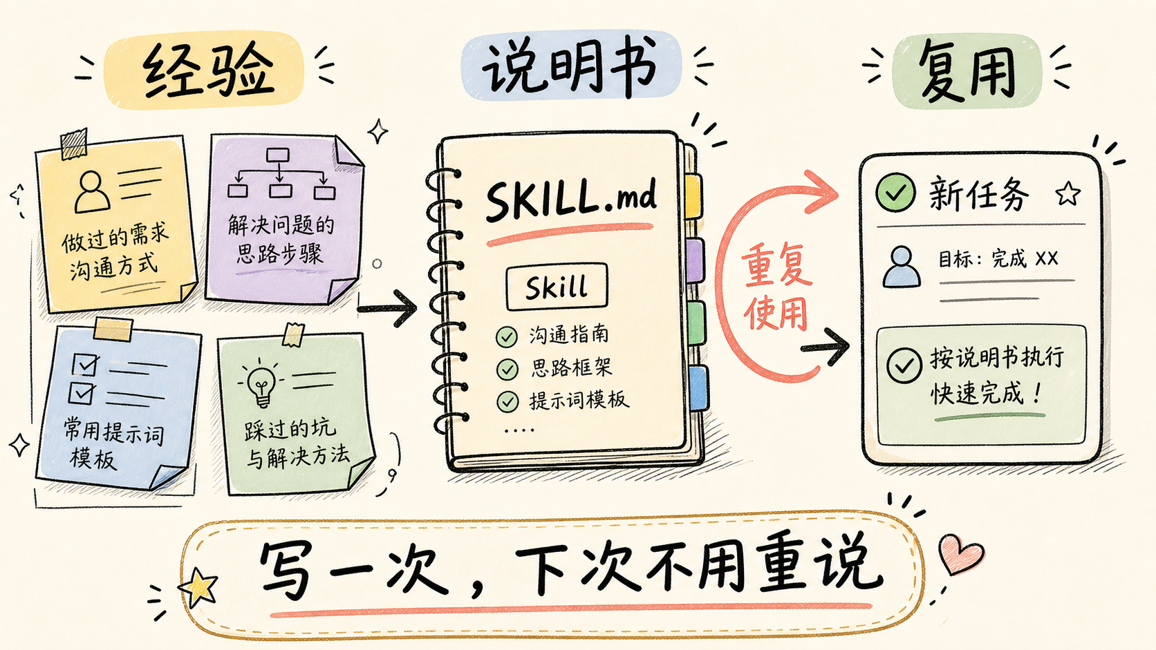 Skill 说明书配图